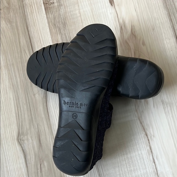 bernie mev. Dark Purple Woven Flats - Picture 2 of 7